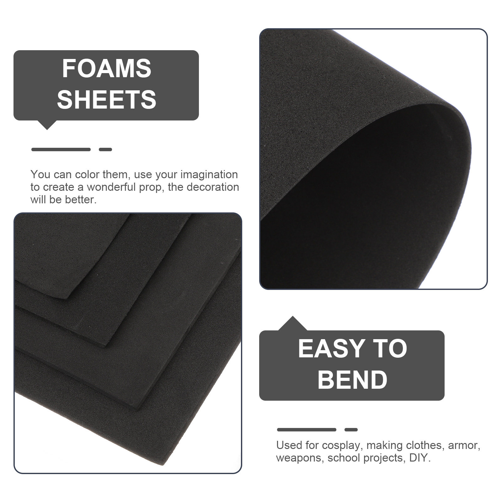 4 Adet Eva Köpük Levha, Kendin - Cosplay Prop Foam Board incelemesi ve fiyatı